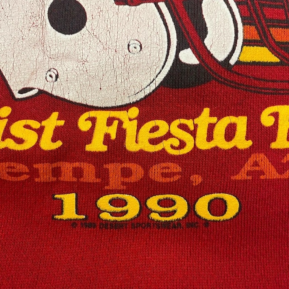 Vintage Nebraska Cornhuskers College Football 1990 Fiesta Bowl Sweatshirt Large - Picture 4 of 8